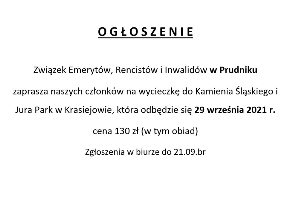 Ogłoszenie