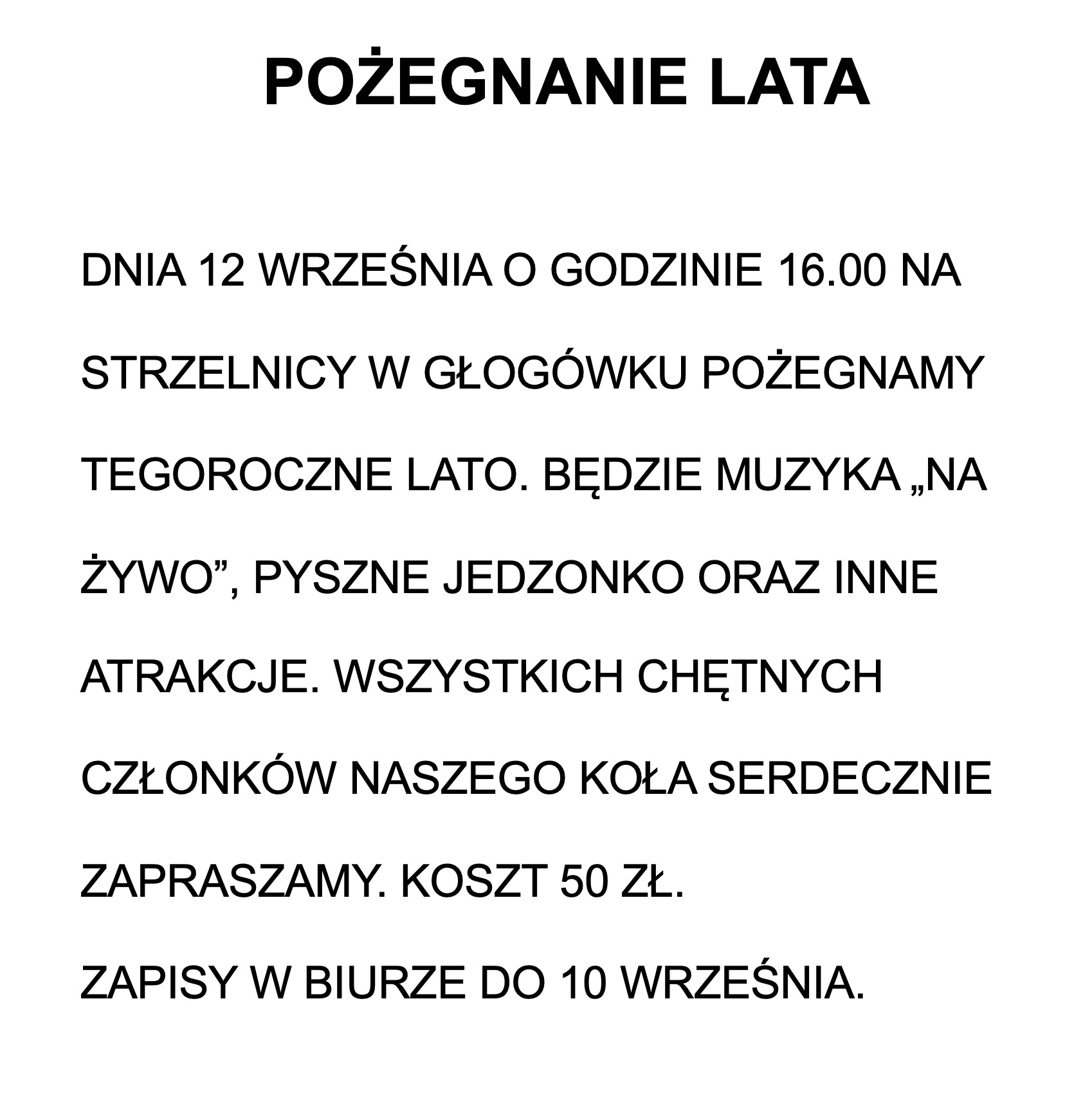 Ogłoszenie