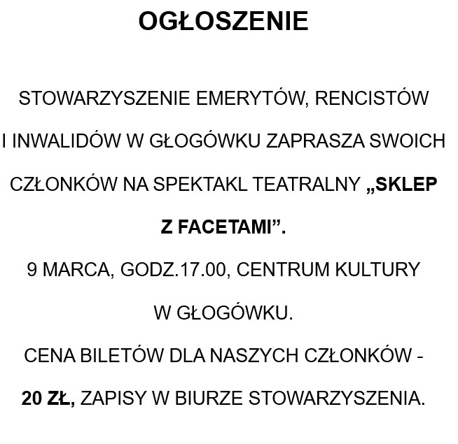 Ogłoszenie