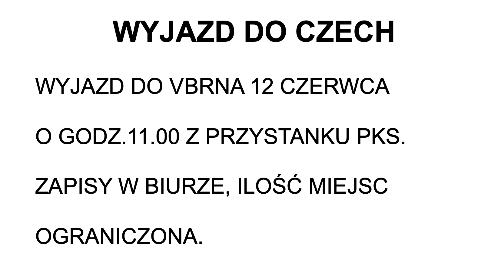Ogłoszenie