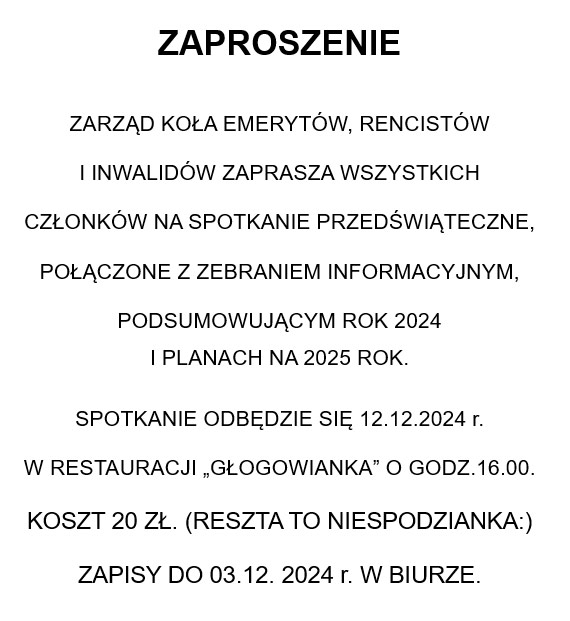 Ogłoszenie